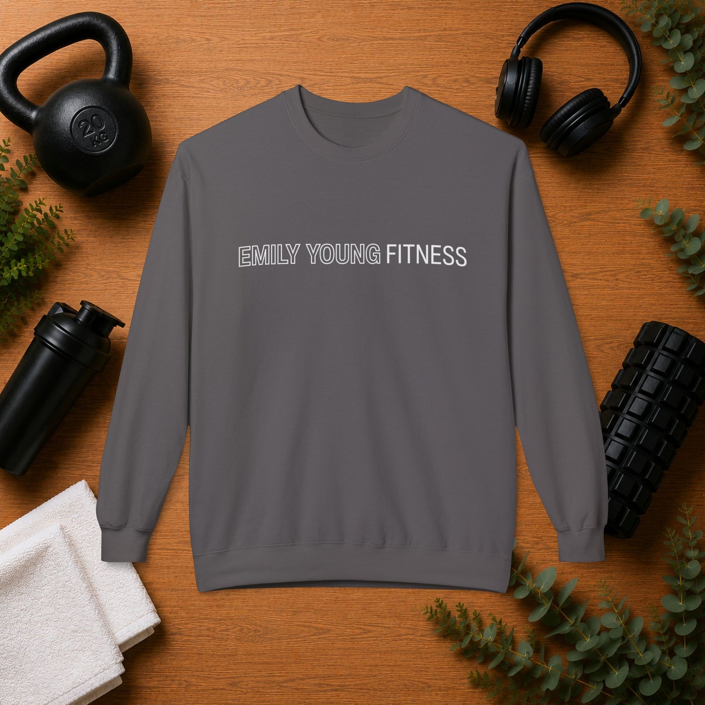 Emily Young Fitness - Unisex Midweight Softstyle Fleece Crewneck Sweatshirt