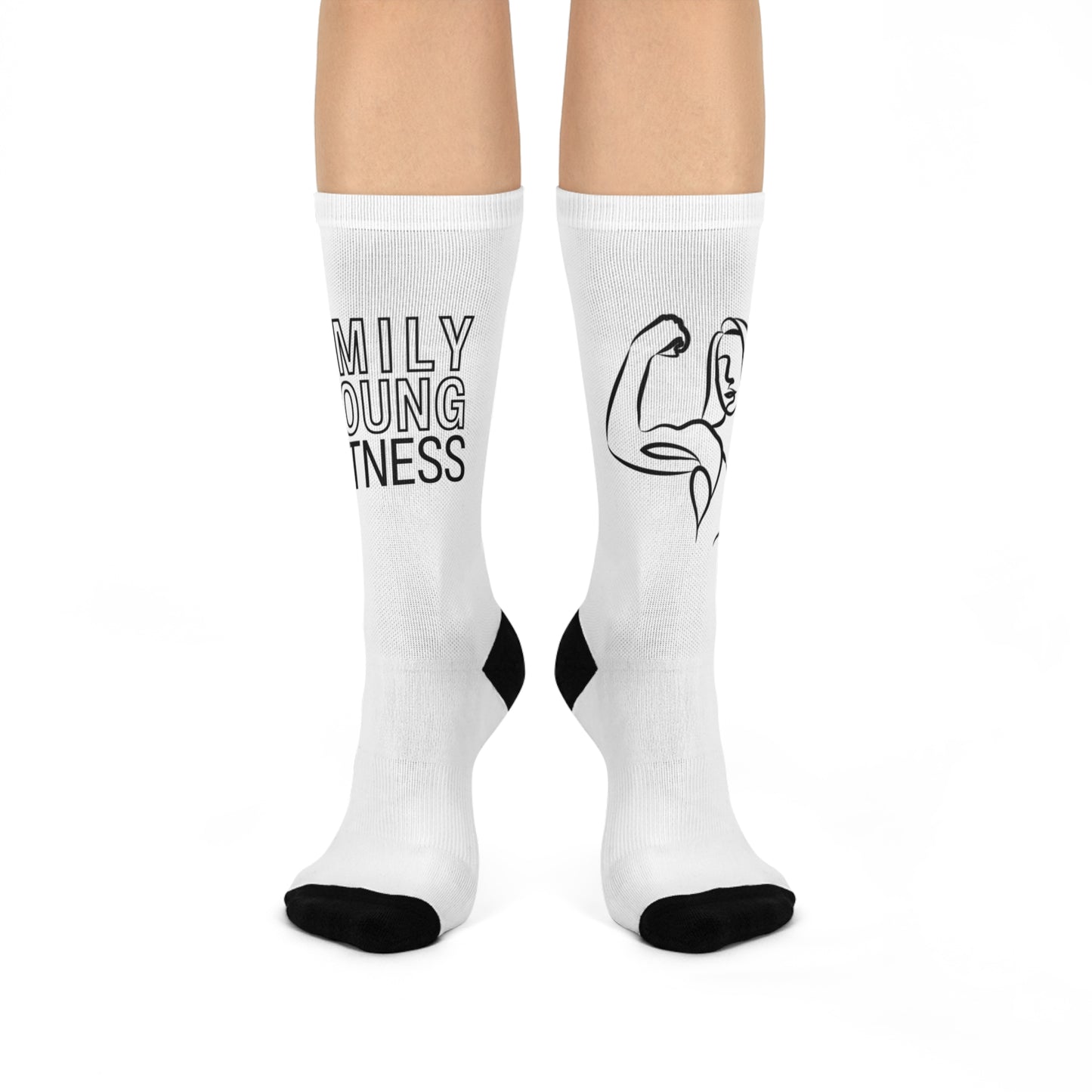 Emily Young Fitness - Cushioned Crew Socks