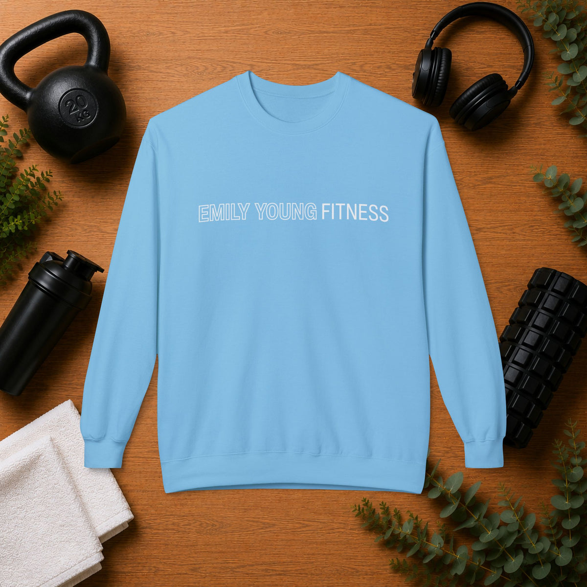 Emily Young Fitness - Unisex Midweight Softstyle Fleece Crewneck Sweatshirt