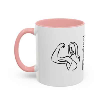 Emily Young Fitness Accent Coffee Mug - Motivational Drinkware for Fitness Enthusiasts