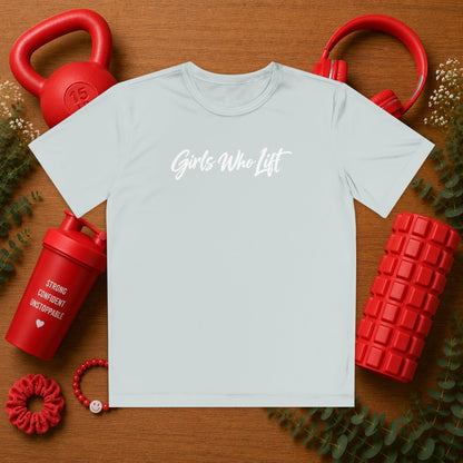 Emily Young Fitness - Girls Who Lift Youth Tee