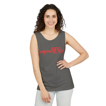 Emily Young Fitness - EmpowHERed Tank Top — Women’s Empowerment Muscle Line Art Tank