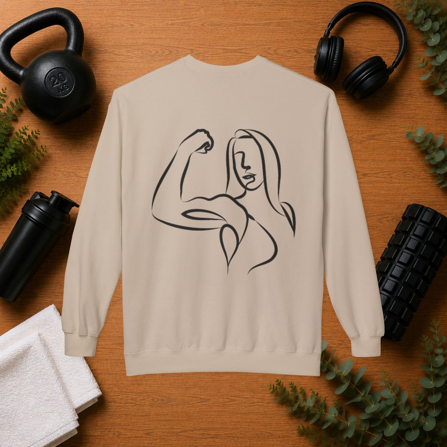 Emily Young Fitness - Unisex Midweight Softstyle Fleece Crewneck Sweatshirt