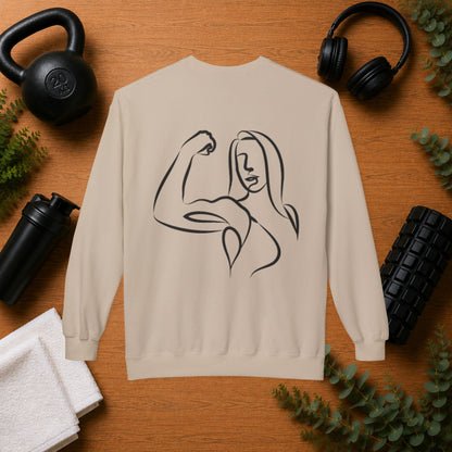 Emily Young Fitness - Unisex Midweight Softstyle Fleece Crewneck Sweatshirt