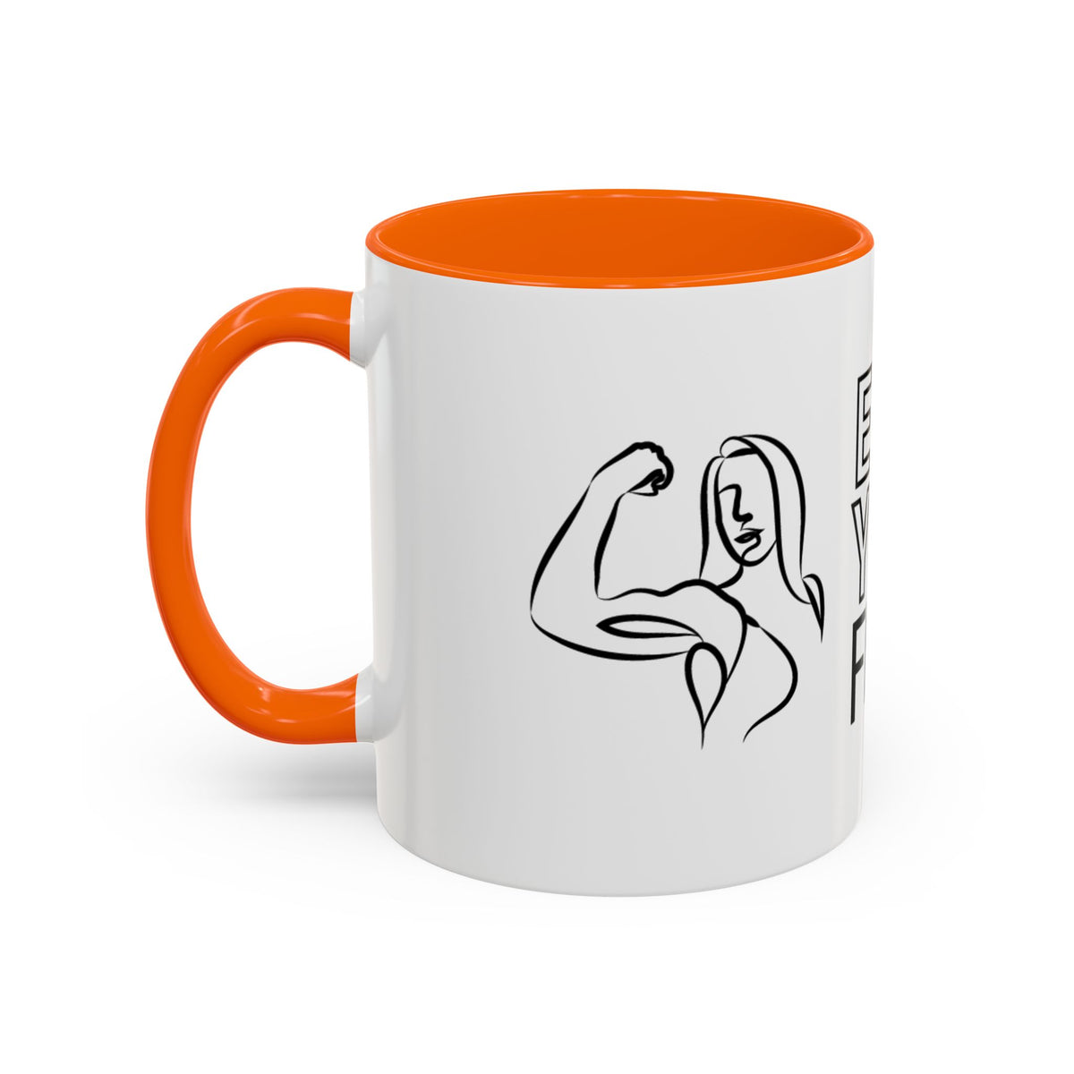 Emily Young Fitness Accent Coffee Mug - Motivational Drinkware for Fitness Enthusiasts