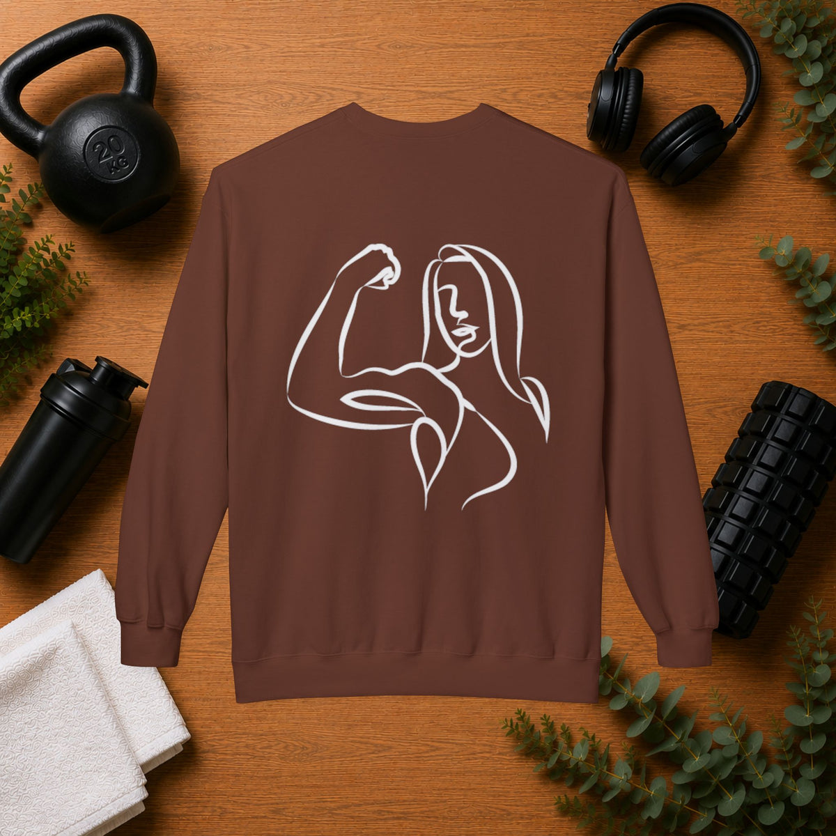 Emily Young Fitness - Unisex Midweight Softstyle Fleece Crewneck Sweatshirt
