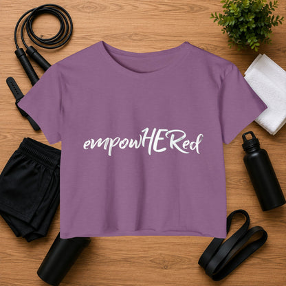 Emily Young Fitness - EmpowHERed Crop Top