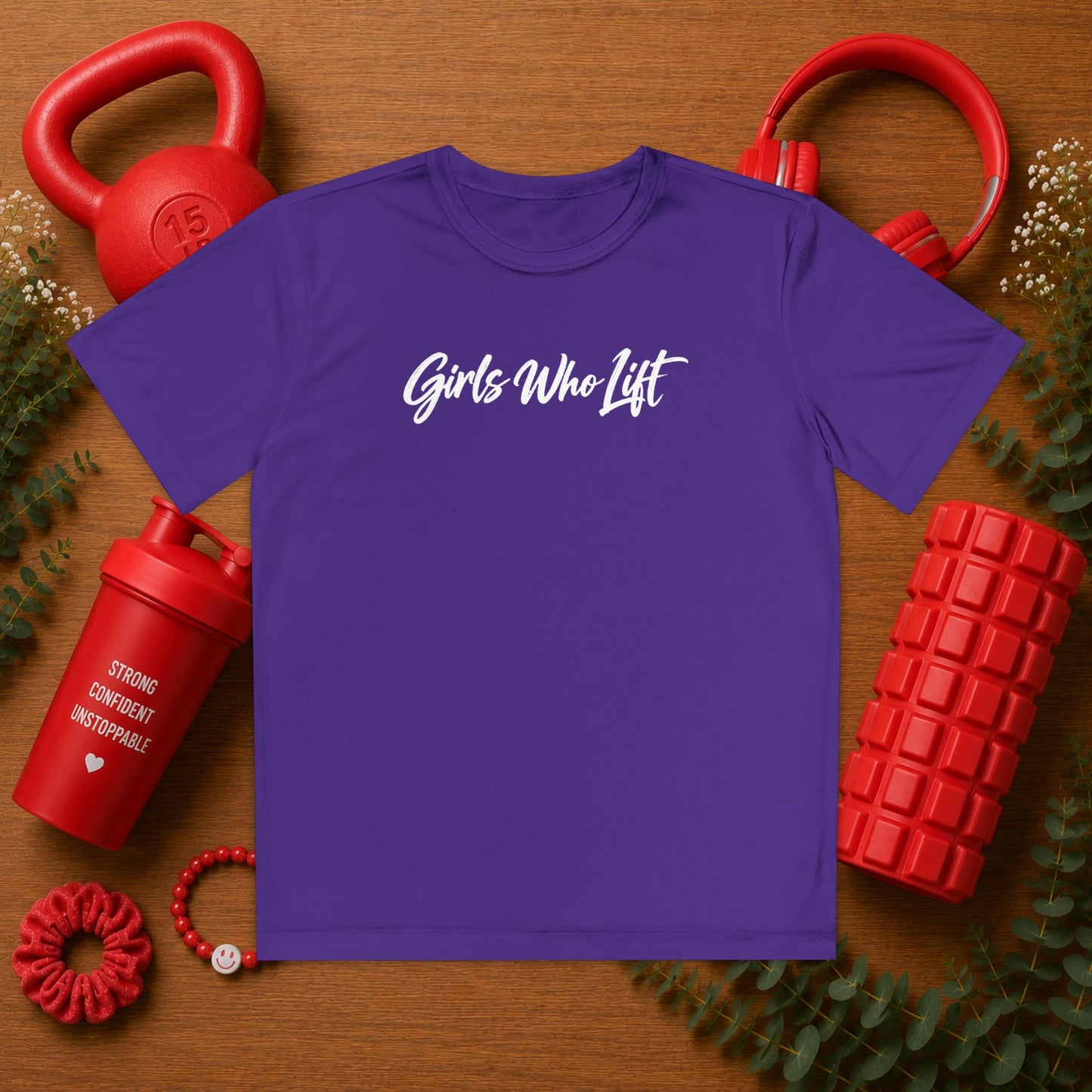 Emily Young Fitness - Girls Who Lift Youth Tee