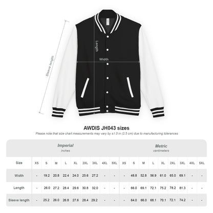 Emily Young Fitness - Letterman Jacket — "Babes of Steel" Retro Neon Varsity Jacket