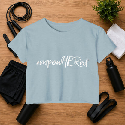Emily Young Fitness - EmpowHERed Crop Top