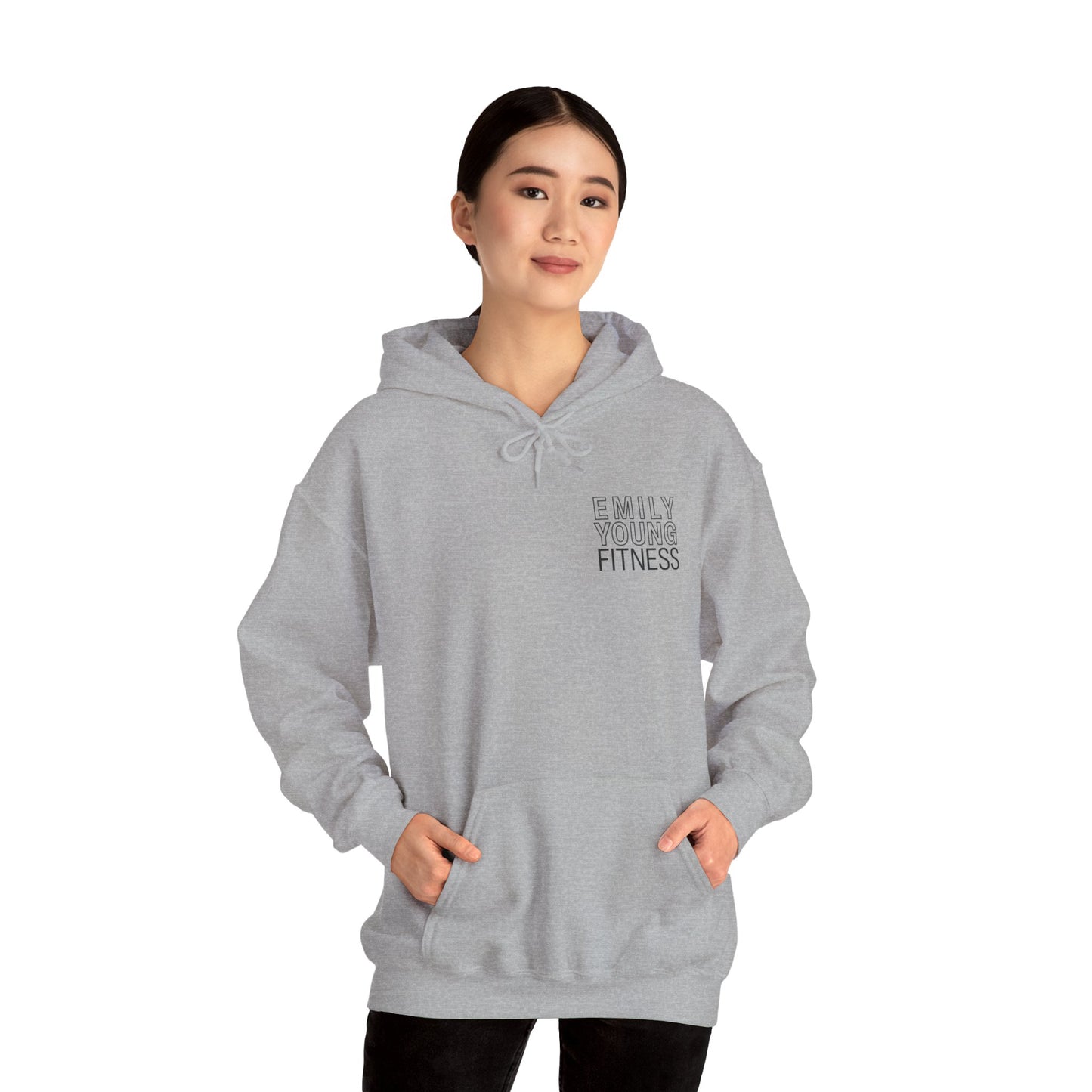 Emily Young Fitness — Women's Strength Line Drawing Graphic Hoodie