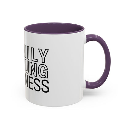 Emily Young Fitness Accent Coffee Mug - Motivational Drinkware for Fitness Enthusiasts