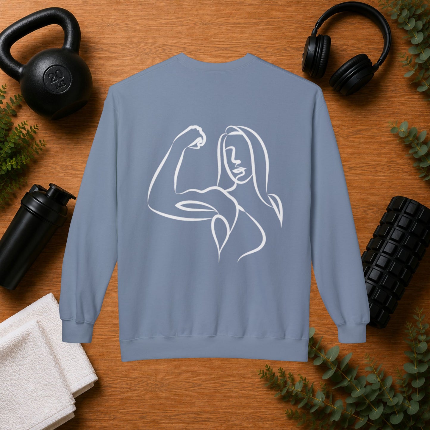 Emily Young Fitness - Unisex Midweight Softstyle Fleece Crewneck Sweatshirt