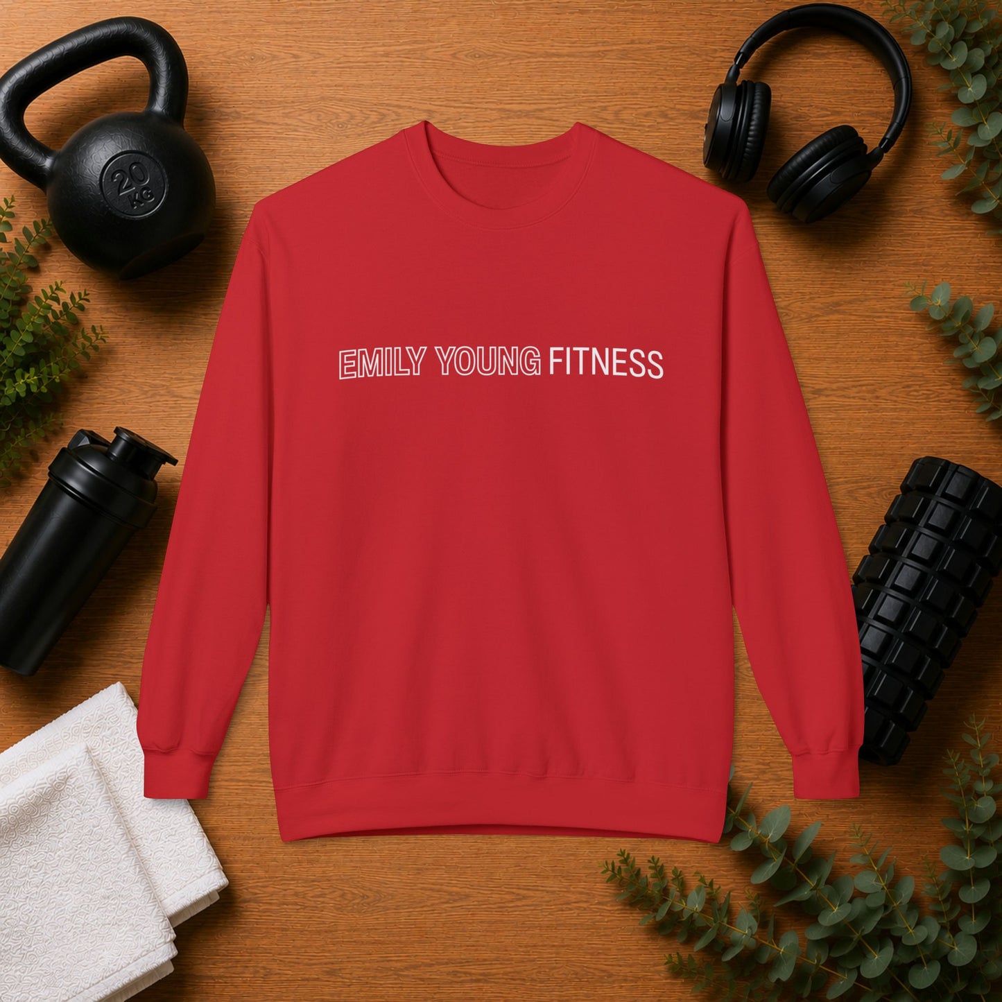 Emily Young Fitness - Unisex Midweight Softstyle Fleece Crewneck Sweatshirt