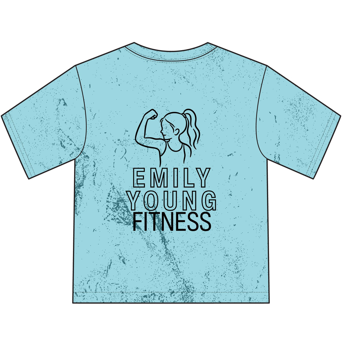 Emily Young Fitness - EmpowHERed Youth T‑Shirt