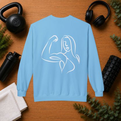 Emily Young Fitness - Unisex Midweight Softstyle Fleece Crewneck Sweatshirt