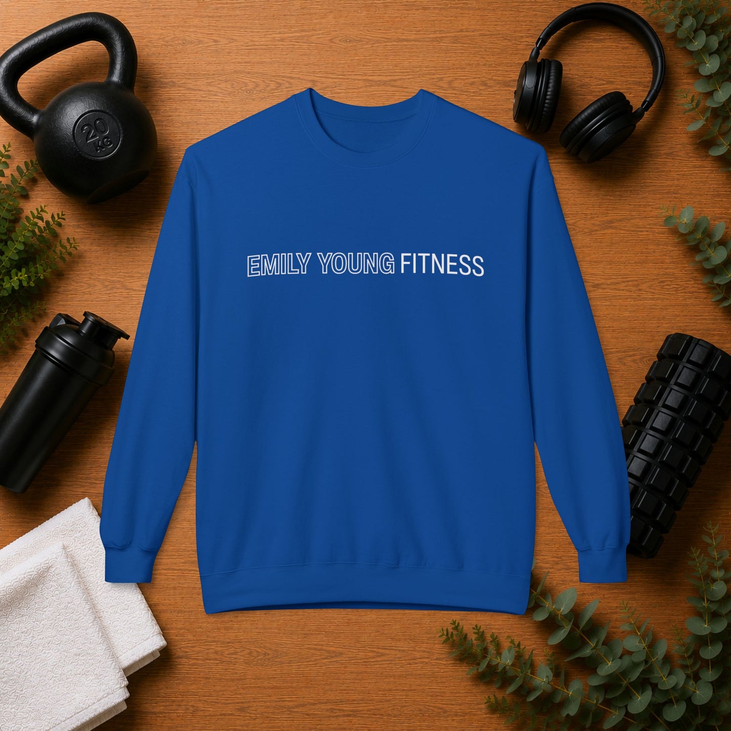Emily Young Fitness - Unisex Midweight Softstyle Fleece Crewneck Sweatshirt