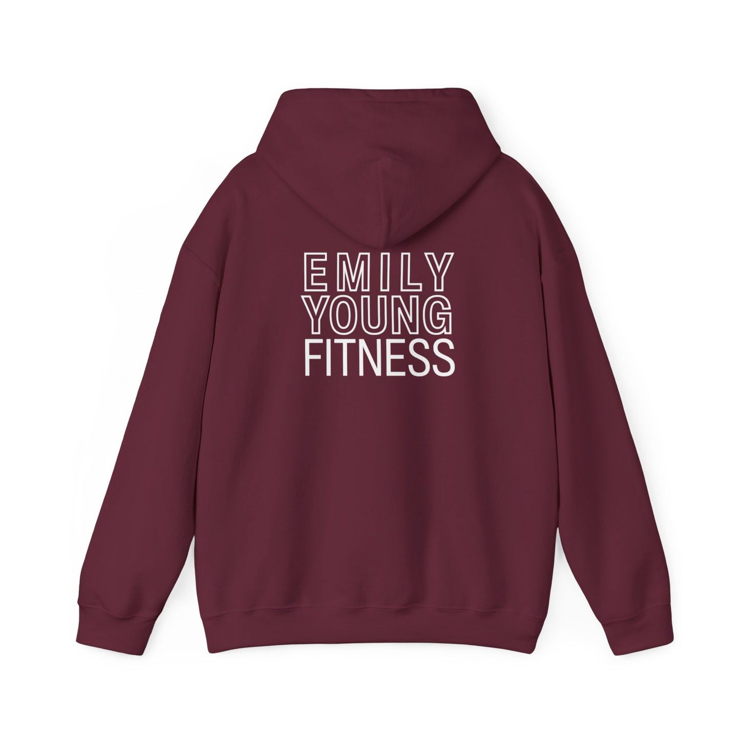 Emily Young Fitness PowHerFul Hoodie — Motivational Trainer Hoodie for Women