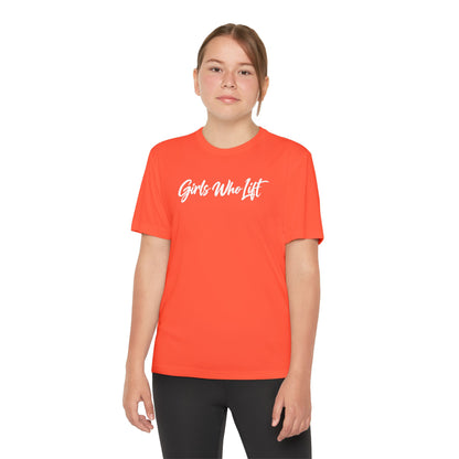 Emily Young Fitness - Girls Who Lift Youth Tee