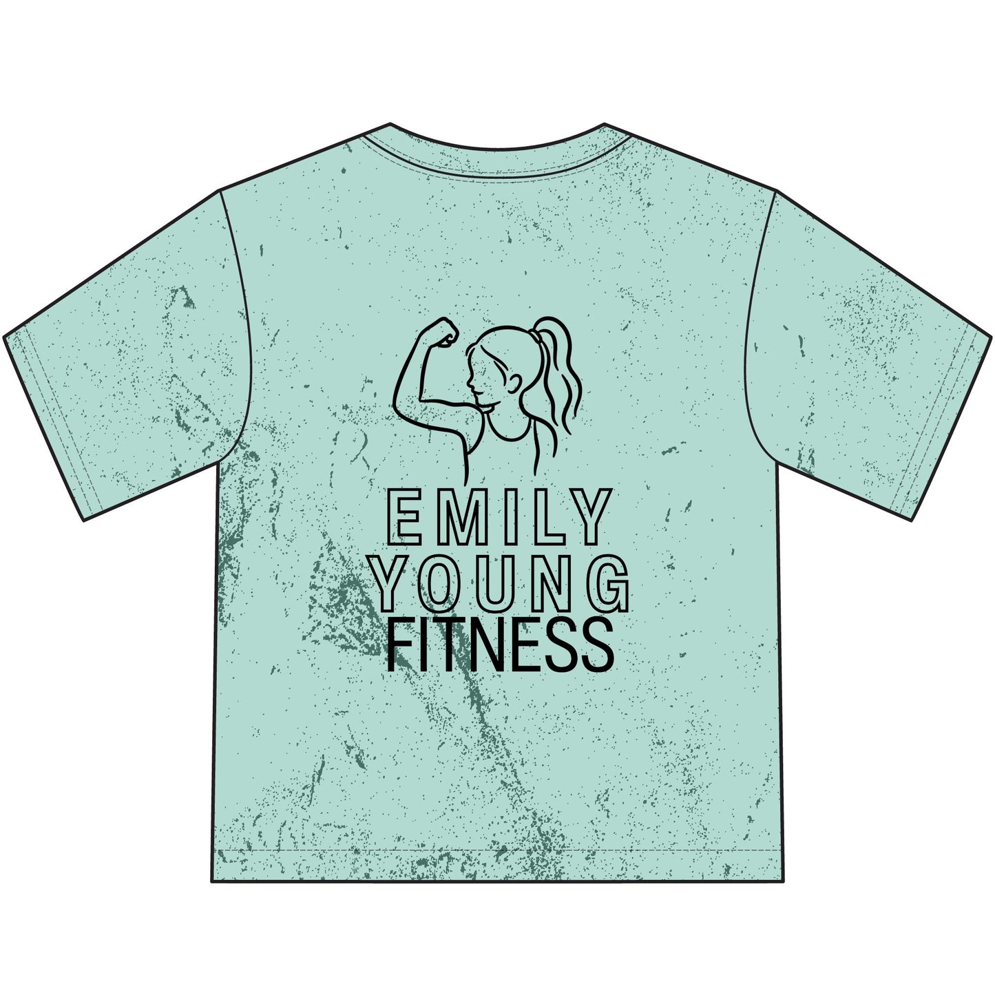 Emily Young Fitness - EmpowHERed Youth T‑Shirt