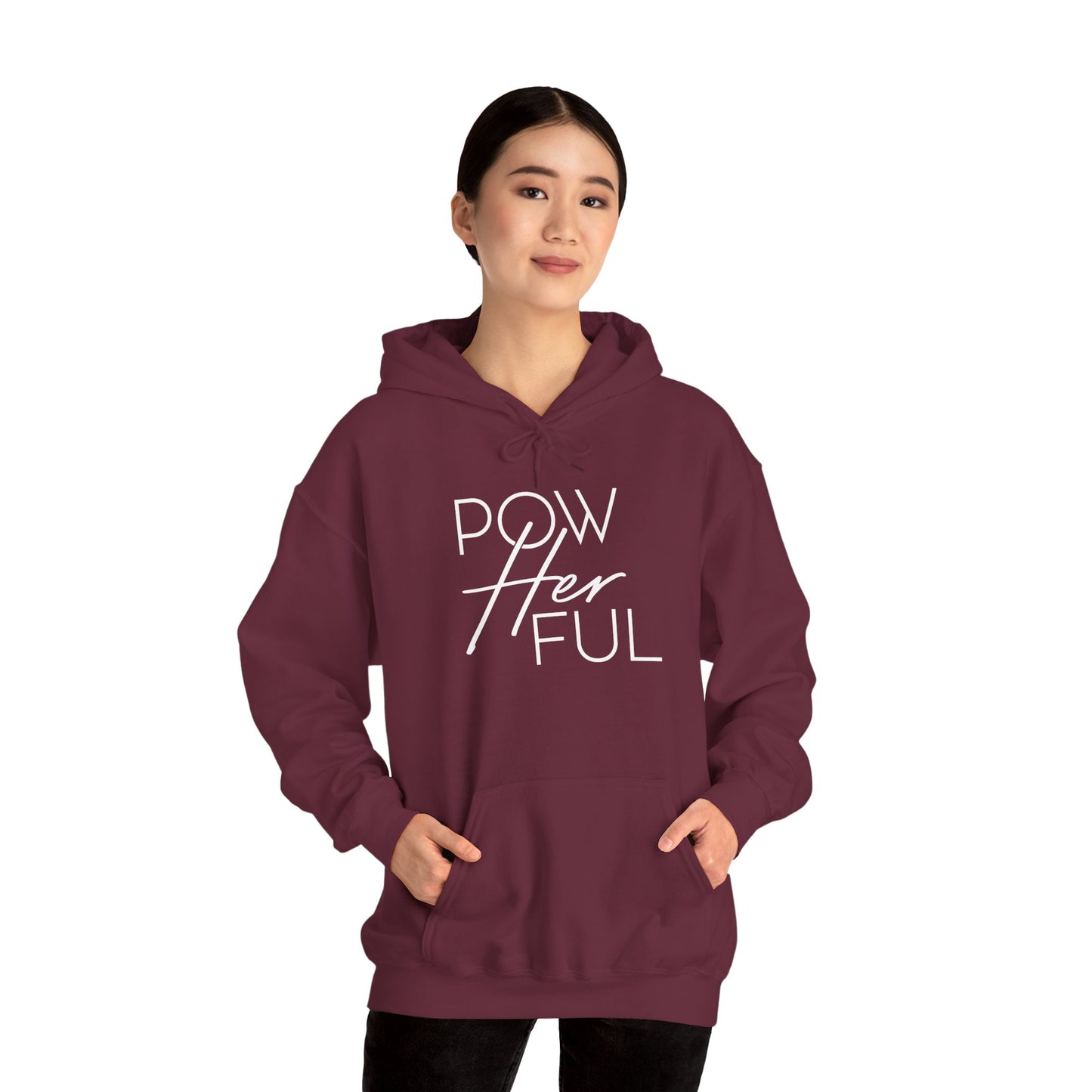 Emily Young Fitness PowHerFul Hoodie — Motivational Trainer Hoodie for Women