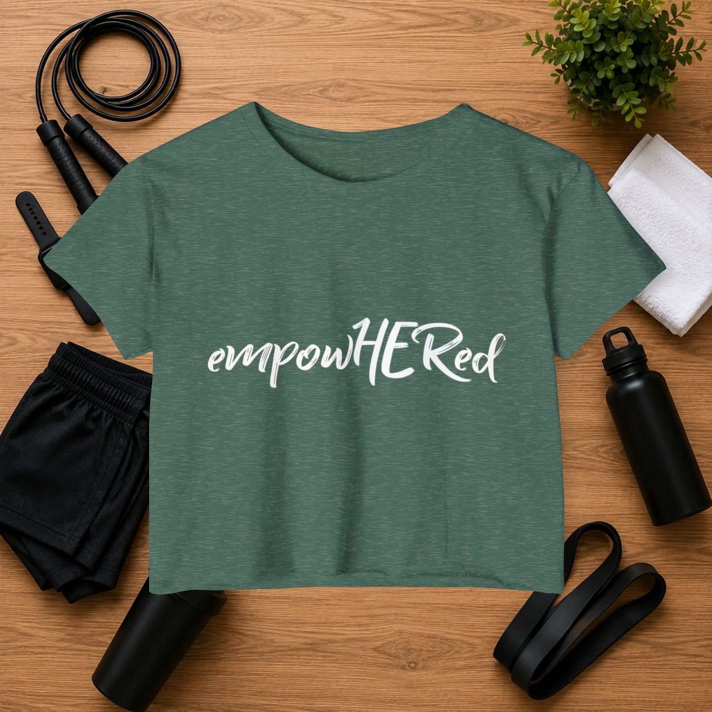 Emily Young Fitness - EmpowHERed Crop Top