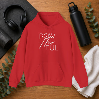 Emily Young Fitness PowHerFul Hoodie — Motivational Trainer Hoodie for Women