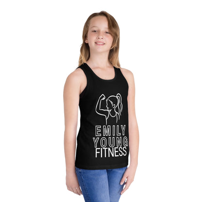Emily Young Fitness - Kid Tank Top — "Emily Young Fitness" Girls' Athletic Jersey