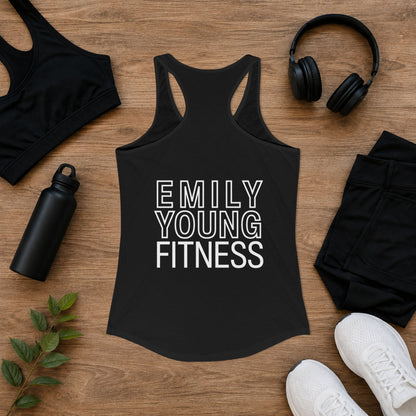 Emily Young Fitness - Line Drawing Women's Ideal Racerback Tank
