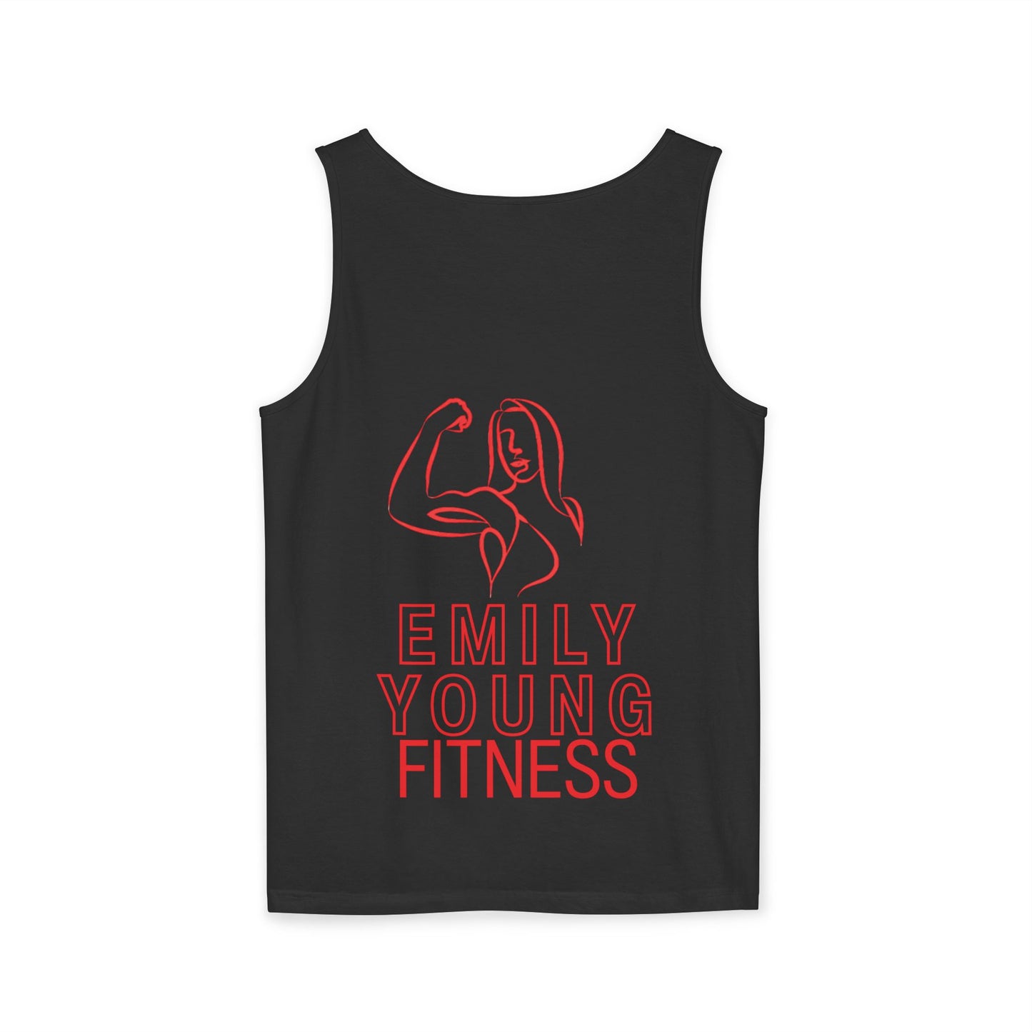Emily Young Fitness - EmpowHERed Tank Top — Women’s Empowerment Muscle Line Art Tank