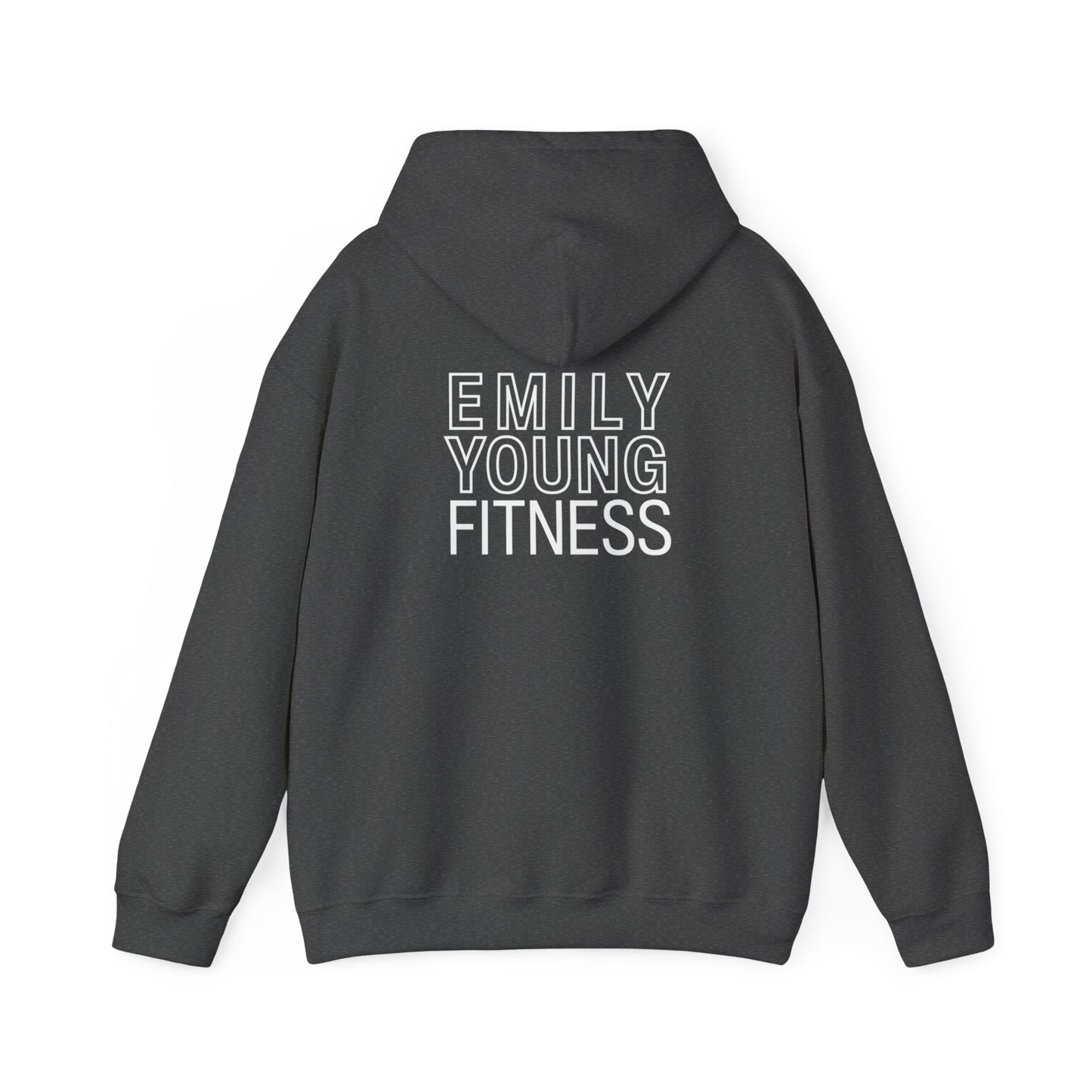 Emily Young Fitness PowHerFul Hoodie — Motivational Trainer Hoodie for Women