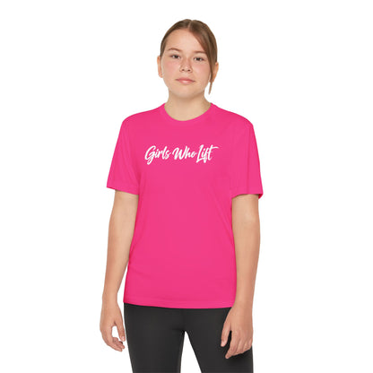 Emily Young Fitness - Girls Who Lift Youth Tee