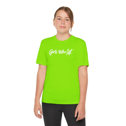 Emily Young Fitness - Girls Who Lift Youth Tee